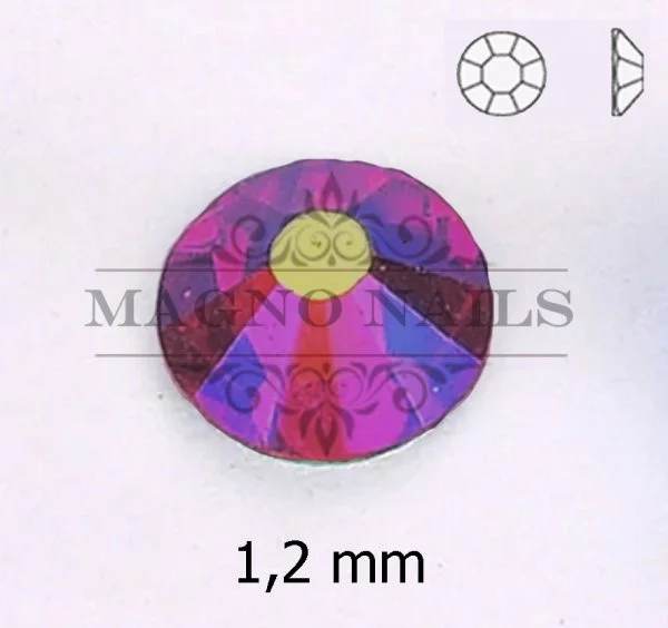 Glas Ministrasssteine rund - Siam AB Nail Art Nails Nagel Nögel Nailart